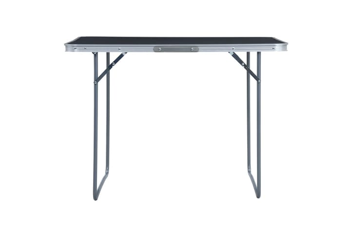 Kokoontaitettava retkipöytä harmaa alumiini 120x60 cm - Harmaa - Puutarhakalusteet - Terassipöydät - Retkipöydät