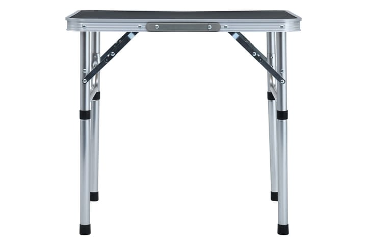 Kokoontaitettava retkipöytä harmaa alumiini 60x45 cm - Harmaa - Puutarhakalusteet - Terassipöydät - Retkipöydät