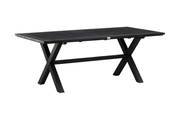 Gobabis Ruokapöytä 200x100cm - Musta - Puutarhakalusteet - Terassipöydät - Ruokapöytä terassille