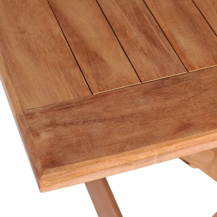 Kokoontaittuva puutarhapöytä 120x70x75 cm tiikki - Ruskea - Puutarhakalusteet - Terassipöydät - Ruokapöytä terassille