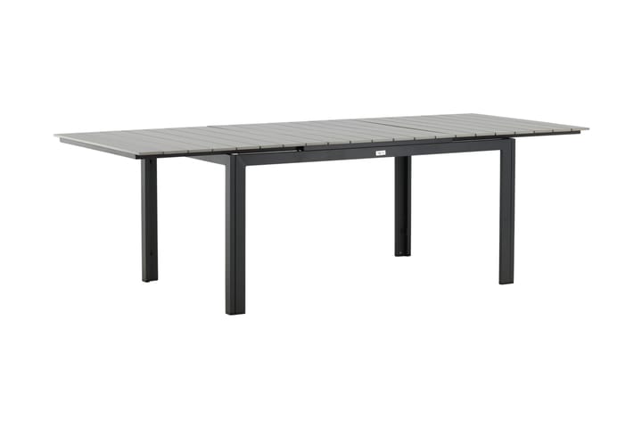 Levels Jatkettava Ruokapöytä 160 cm - Musta/Harmaa - Puutarhakalusteet - Terassipöydät - Ruokapöytä terassille