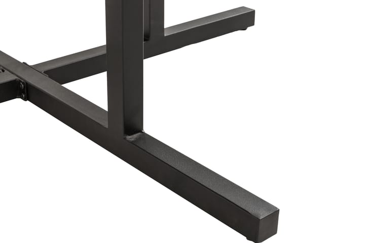 Lines Ruokapöytä 140cm Pyöreä - Akaasia/Musta - Puutarhakalusteet - Terassipöydät - Ruokapöytä terassille
