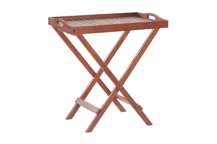 Pöytä Canneto 45 cm - Luonnonväri/Akaasia - Puutarhakalusteet - Terassipöydät - Ruokapöytä terassille