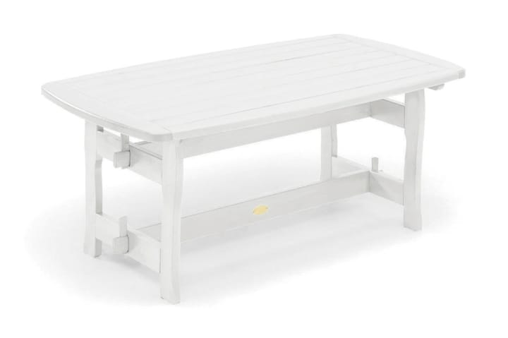 Pöytä Hacienda 90x165 cm Valkoinen - Puutarhakalusteet - Terassipöydät - Ruokapöytä terassille