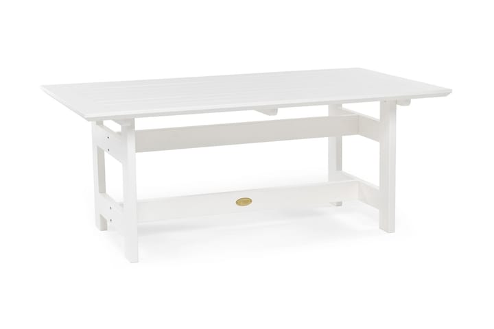 Pöytä Herrgård 165 cm Valkoinen - Puutarhakalusteet - Terassipöydät - Ruokapöytä terassille
