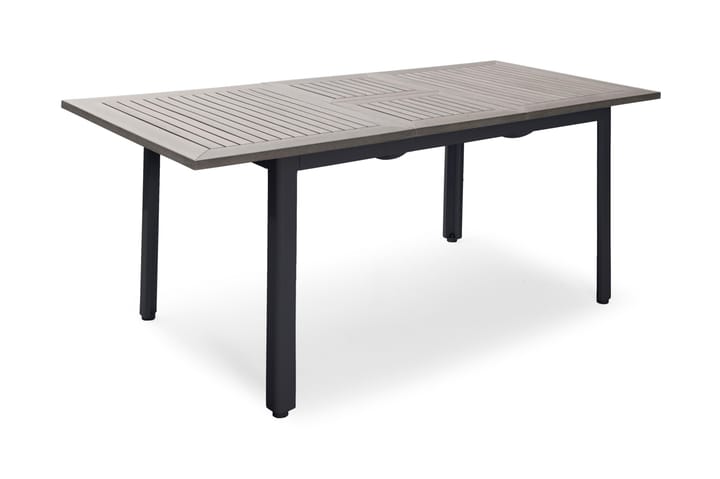 Pöytä Nydala 90x150-200cm Musta/Harmaa