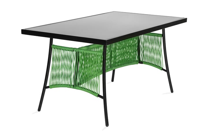 Pöytä Ribston 140 cm - Vihreä - Puutarhakalusteet - Terassipöydät - Ruokapöytä terassille