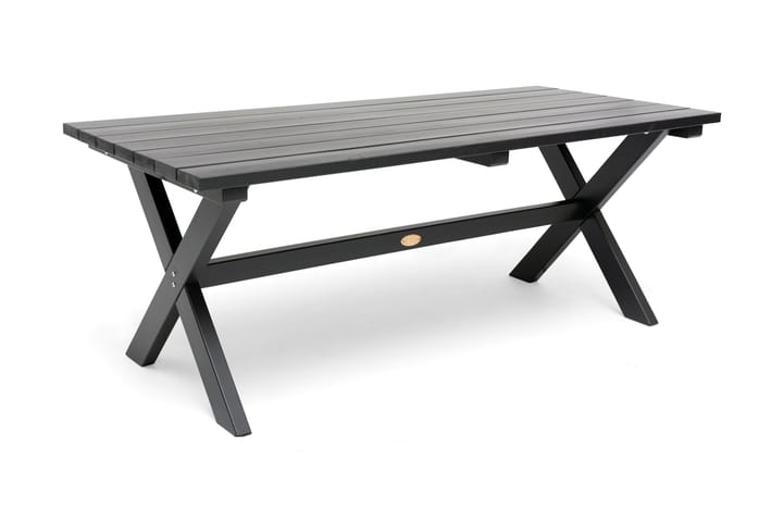 Pöytä Shabby Chic 195 cm Harmaa - Hillerstorp - Puutarhakalusteet - Terassipöydät - Ruokapöytä terassille
