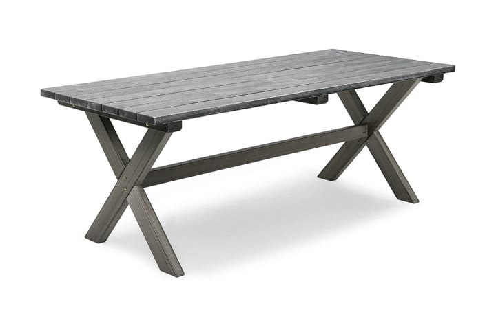 Pöytä Shabby Chic Harmaa - 195x86 cm - Puutarhakalusteet - Tuolit & nojatuolit - Säätötuolit