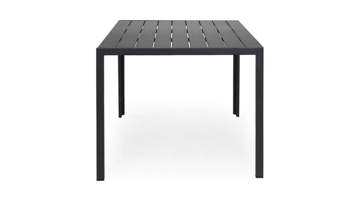 Pöytä Tunis 90x90 cm - Musta/Musta - Puutarhakalusteet - Terassipöydät - Ruokapöytä terassille