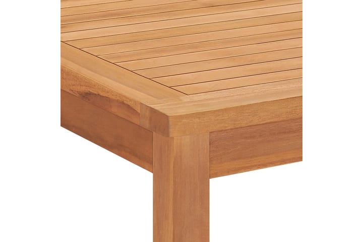 Puutarhan ruokapöytä 160x80x77 cm täysi tiikki - Puutarhakalusteet - Terassipöydät - Ruokapöytä terassille
