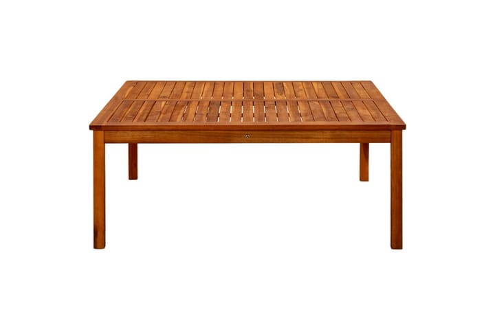 Puutarhan sohvapöytä 110x110x45 cm täysi akaasiapuu - Ruskea - Puutarhakalusteet - Terassipöydät - Ruokapöytä terassille