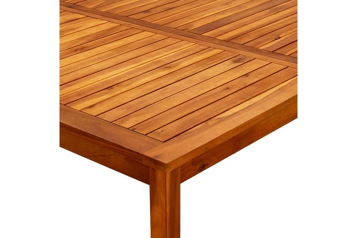 Puutarhan sohvapöytä 110x110x45 cm täysi akaasiapuu - Ruskea - Puutarhakalusteet - Terassipöydät - Ruokapöytä terassille