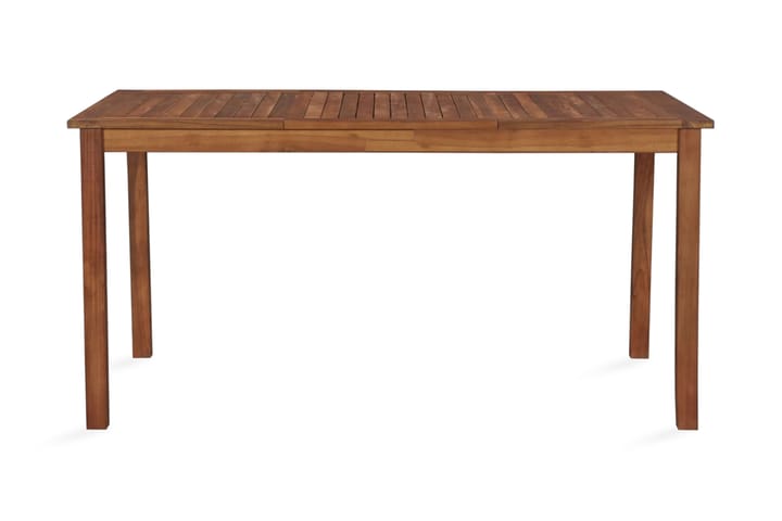 Puutarhapöytä 150x90x74 cm täysi akaasiapuu - Ruskea - Puutarhakalusteet - Terassipöydät - Ruokapöytä terassille