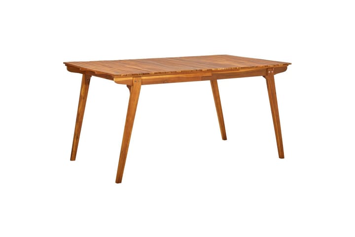Puutarhapöytä 150x90x75 cm täysi akaasiapuu - Puutarhakalusteet - Terassipöydät - Ruokapöytä terassille