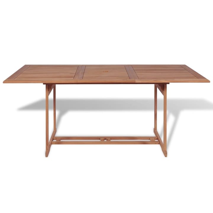 Puutarhapöytä 180x90x75 cm tiikki - Ruskea - Puutarhakalusteet - Terassipöydät - Ruokapöytä terassille