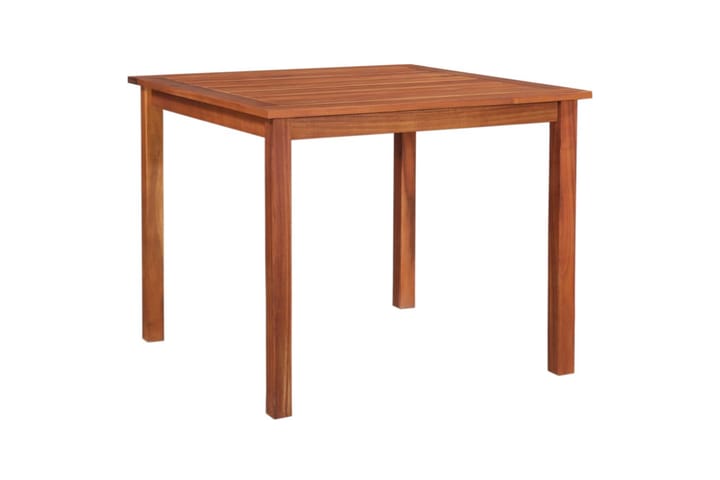 Puutarhapöytä 85x85x74 cm täysi akaasiapuu - Ruskea - Puutarhakalusteet - Terassipöydät - Kahvilapöytä