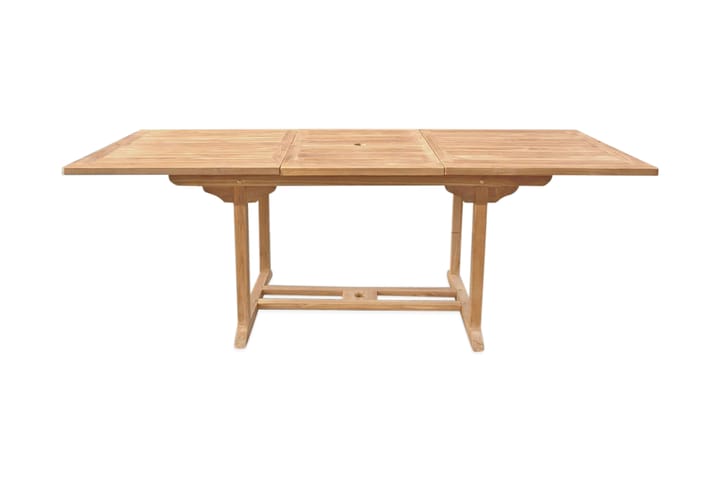 Puutarhapöytä Java 220 cm - Puu | Luonnonväri - Puutarhakalusteet - Terassipöydät - Ruokapöytä terassille