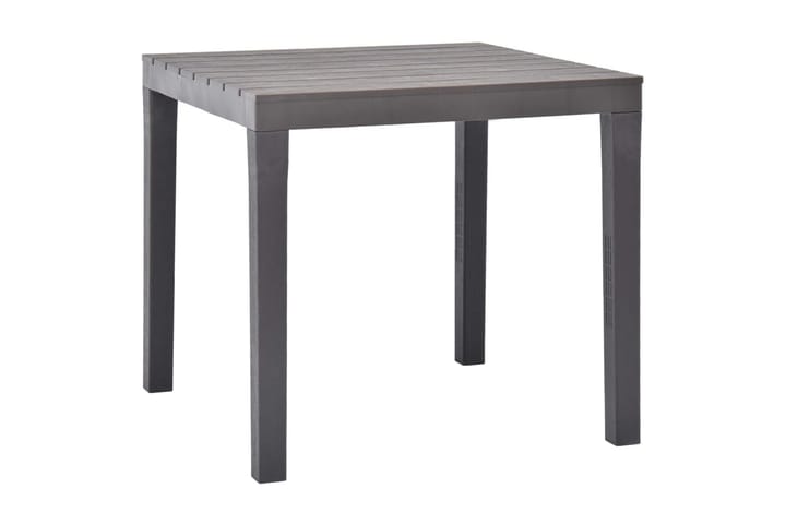 Puutarhapöytä mokka 78x78x72 cm muovi - Ruskea - Puutarhakalusteet - Terassipöydät - Ruokapöytä terassille