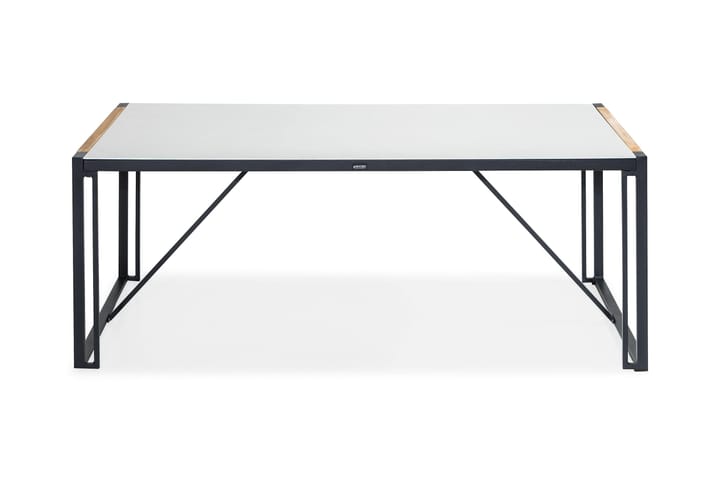 Ruokapöytä Östermalm 200x100 cm - Musta - Puutarhakalusteet - Terassipöydät - Ruokapöytä terassille