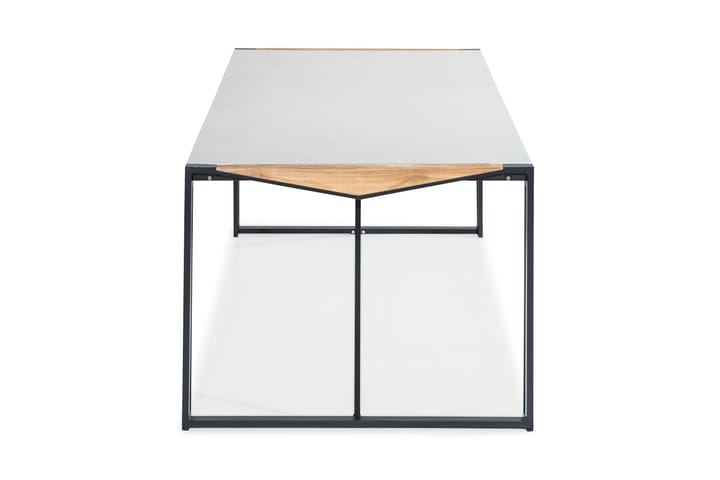 Ruokapöytä Östermalm 200x100 cm - Musta - Puutarhakalusteet - Terassipöydät - Ruokapöytä terassille