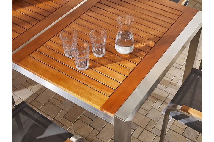 Ruokapöytä Bacoli 200 cm - Ruskea - Puutarhakalusteet - Terassipöydät - Ruokapöytä terassille