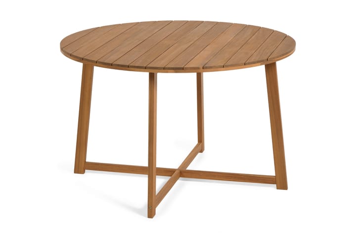 Ruokapöytä Dafne 120 cm Pyöreä Akaasia - La Forma - Puutarhakalusteet - Terassipöydät - Ruokapöytä terassille