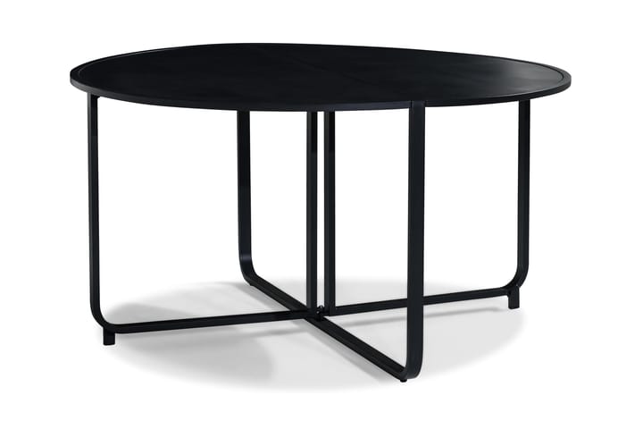 Ruokapöytä Flippy 140 cm Pyöreä - Musta - Puutarhakalusteet - Terassipöydät - Ruokapöytä terassille