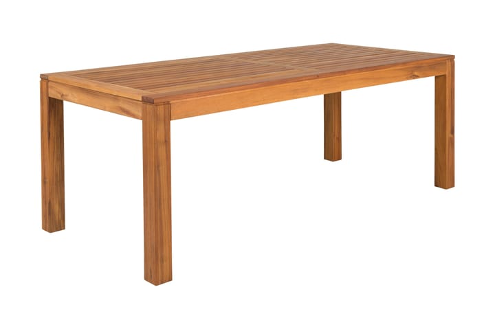 Ruokapöytä Little John 200 cm Ruskea - Venture Home - Puutarhakalusteet - Terassipöydät - Ruokapöytä terassille
