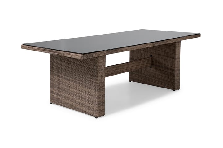 Ruokapöytä Majestic 210x100 cm - Hiekka - Puutarhakalusteet - Terassipöydät - Ruokapöytä terassille