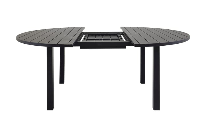 Ruokapöytä Marbella 140 cm Pyöreä - Musta - Puutarhakalusteet - Terassipöydät - Ruokapöytä terassille