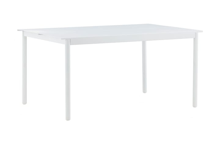 Ruokapöytä Modena 150 cm - Valkoinen/Harmaa - Puutarhakalusteet - Terassipöydät - Ruokapöytä terassille