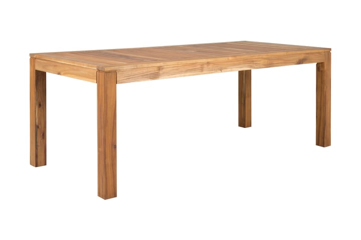 Ruokapöytä Mowgli 200x90cm - Luonnonväri - Puutarhakalusteet - Terassipöydät - Ruokapöytä terassille