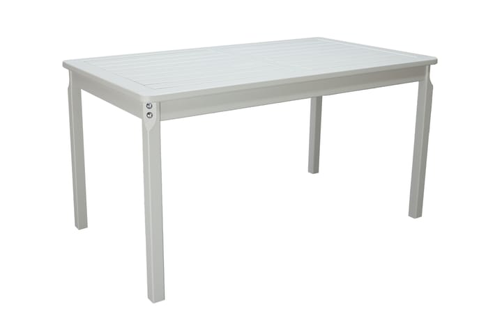 Ruokapöytä Olivo 135 cm Valkoinen - Puutarhakalusteet - Terassipöydät - Ruokapöytä terassille