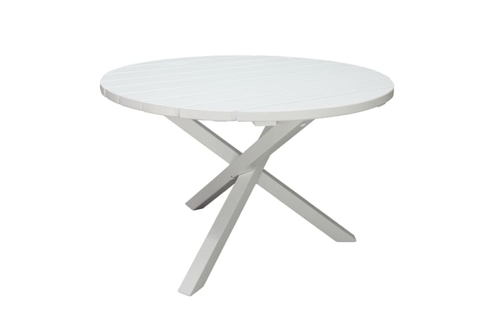 Ruokapöytä Scottsdale 112 cm Pyöreä Valkoinen - KWA - Puutarhakalusteet - Terassipöydät - Ruokapöytä terassille