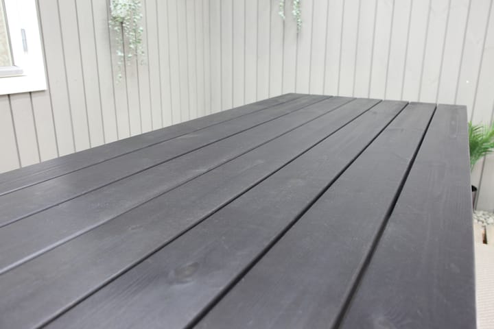 Ruokapöytä Scottsdale 190 cm Musta - KWA - Puutarhakalusteet - Terassipöydät - Ruokapöytä terassille