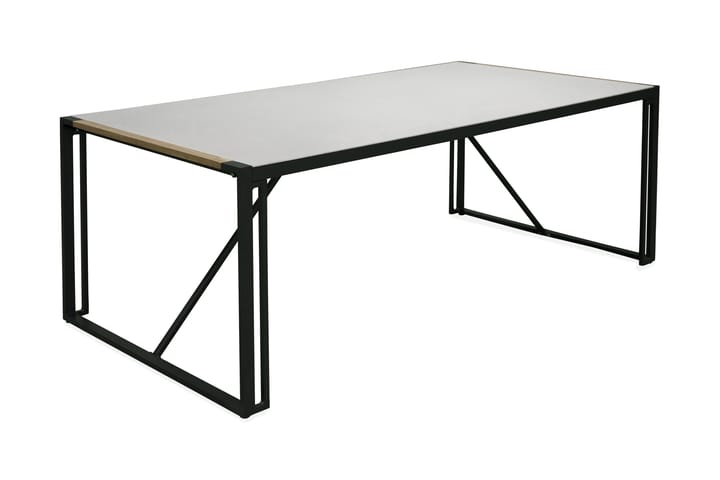 Ruokapöytä Texas 200 cm Musta/Harmaa - Venture Home - Puutarhakalusteet - Terassipöydät - Ruokapöytä terassille