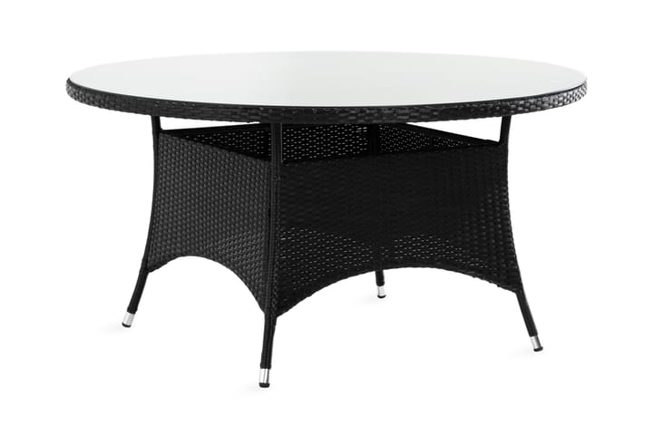 Ruokapöytä Thor 140 cm Pyöreä - Musta - Puutarhakalusteet - Tuolit & nojatuolit - Ulkotilan ruokatuoli