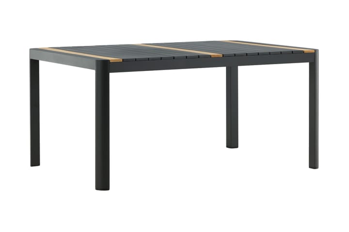Ruokapöytä Togo 200 cm Musta - Venture Home - Puutarhakalusteet - Terassipöydät - Ruokapöytä terassille