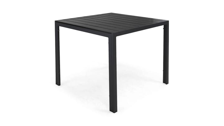 Ruokapöytä Tunis 90x90 cm - Musta/Musta - Puutarhakalusteet - Terassipöydät - Ruokapöytä terassille