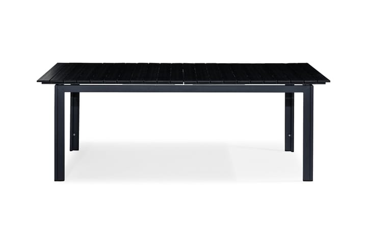 Ruokapöytä Tunis Jatkettava 220-280x100 cm - Musta/Musta - Puutarhakalusteet - Terassipöydät - Ruokapöytä terassille