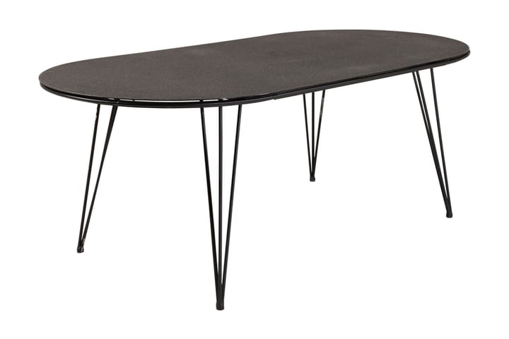 Ruokapöytä Viga 200 cm Musta - Venture Home - Puutarhakalusteet - Terassipöydät - Ruokapöytä terassille