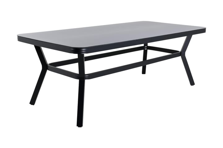 Ruokapöytä Virya 200 cm Musta/Harmaa - Venture Home - Puutarhakalusteet - Terassipöydät - Ruokapöytä terassille