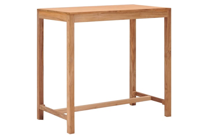 Ulkobaaripöytä 110x60x105 cm täysi tiikki - Puutarhakalusteet - Terassipöydät - Ruokapöytä terassille
