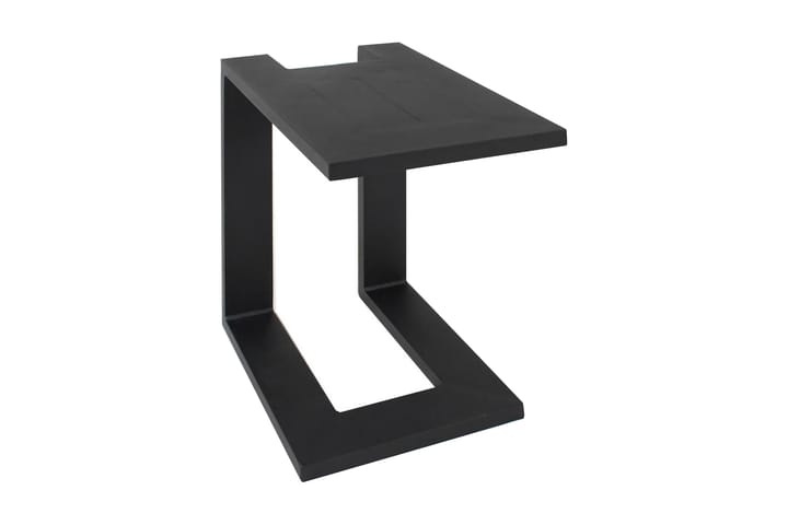 OUTFLEXX Sivupöytä Musta - Musta - Puutarhakalusteet - Terassipöydät - Sivupöydät ulos