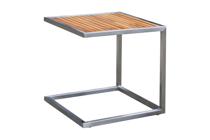 Sivupöytä 45 cm Luonnonväri & Beige - Luonnonväri/Beige - Puutarhakalusteet - Terassipöydät - Sivupöydät ulos
