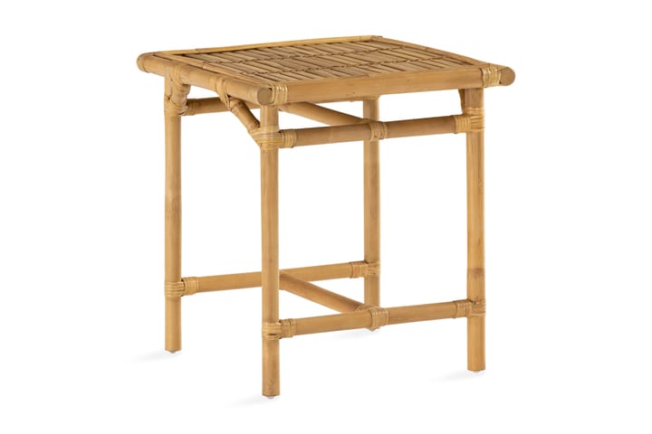 Sivupöytä Alvimia 50 cm - Rottinki/Beige - Puutarhakalusteet - Terassipöydät - Sivupöydät ulos