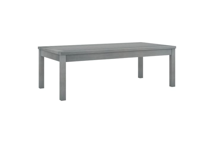 Sohvapöytä 100x50x33 cm harmaa täysi akaasiapuu - Puutarhakalusteet - Terassipöydät - Sohvapöytä ulos & loungepöytä