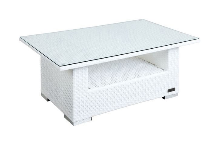 Sohvapöytä - Valkoinen/Kerma - Puutarhakalusteet - Terassipöydät - Sohvapöytä ulos & loungepöytä