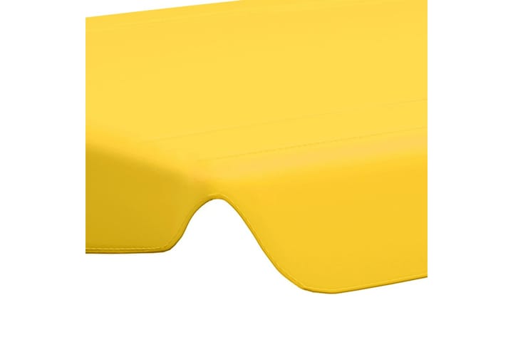 Vaihtokatos puutarhakeinuun keltainen 226x186 cm 270 g/m² - Keltainen - Puutarhakalusteet - Sohvat & penkit - Pihakeinut
